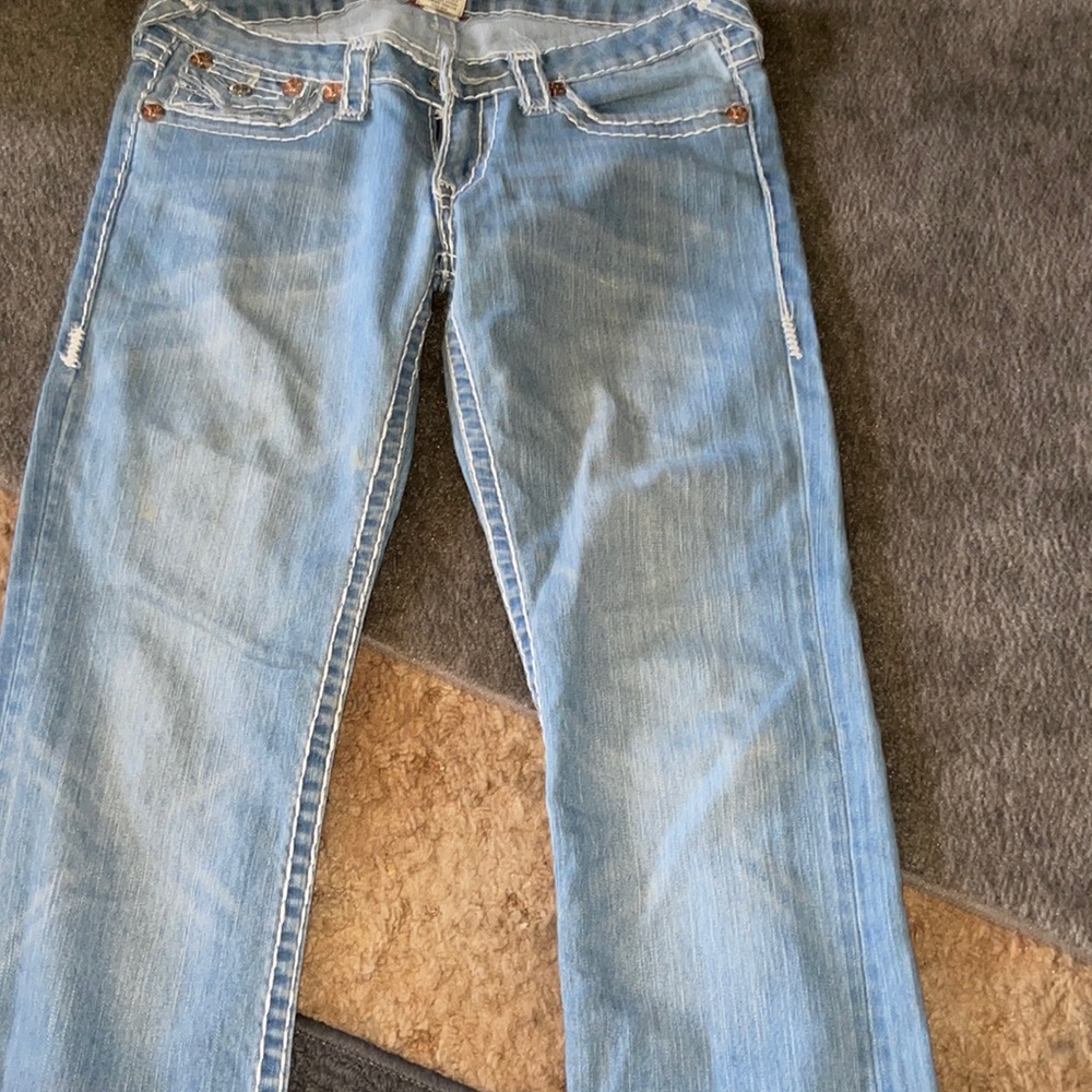 All blue jeans